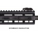 Magpul M-LOK 5 Slot Polymer Rail - Black